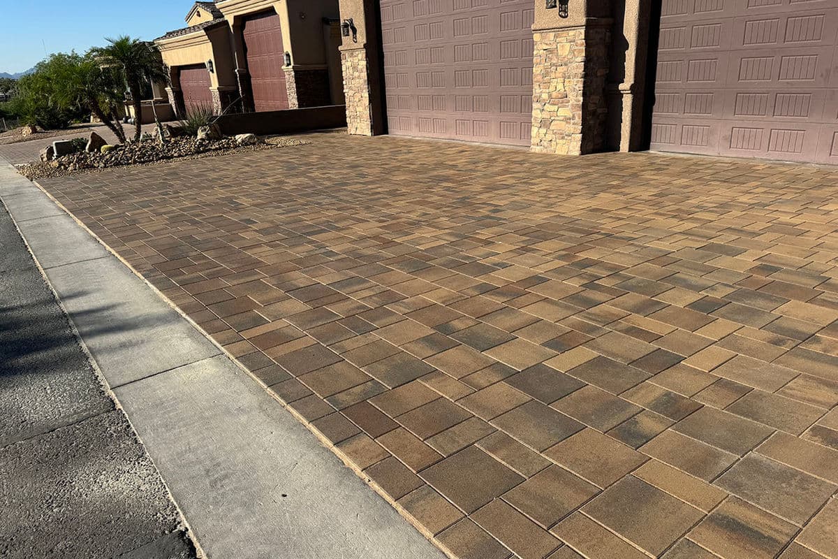 Paver Driveway Installation