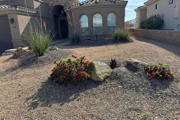 Irrigation Installation project by Havasu Pavers in Lake Havasu City