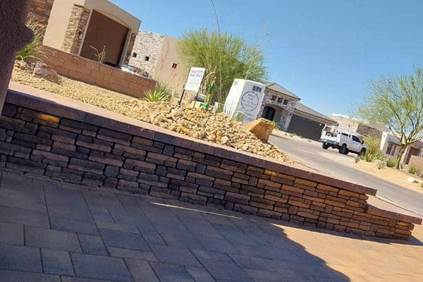 Retaining Walls project by Havasu Pavers in Lake Havasu City